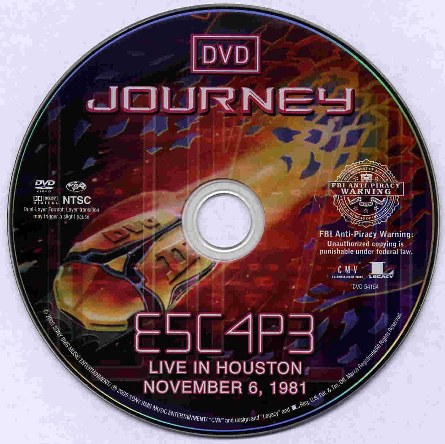 journey live in houston dvd